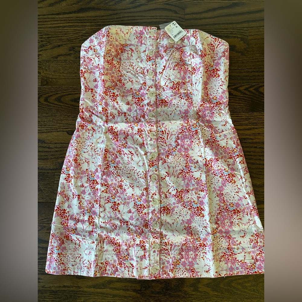 Free People Tomas Strapless Mini Dress size NWT size XL